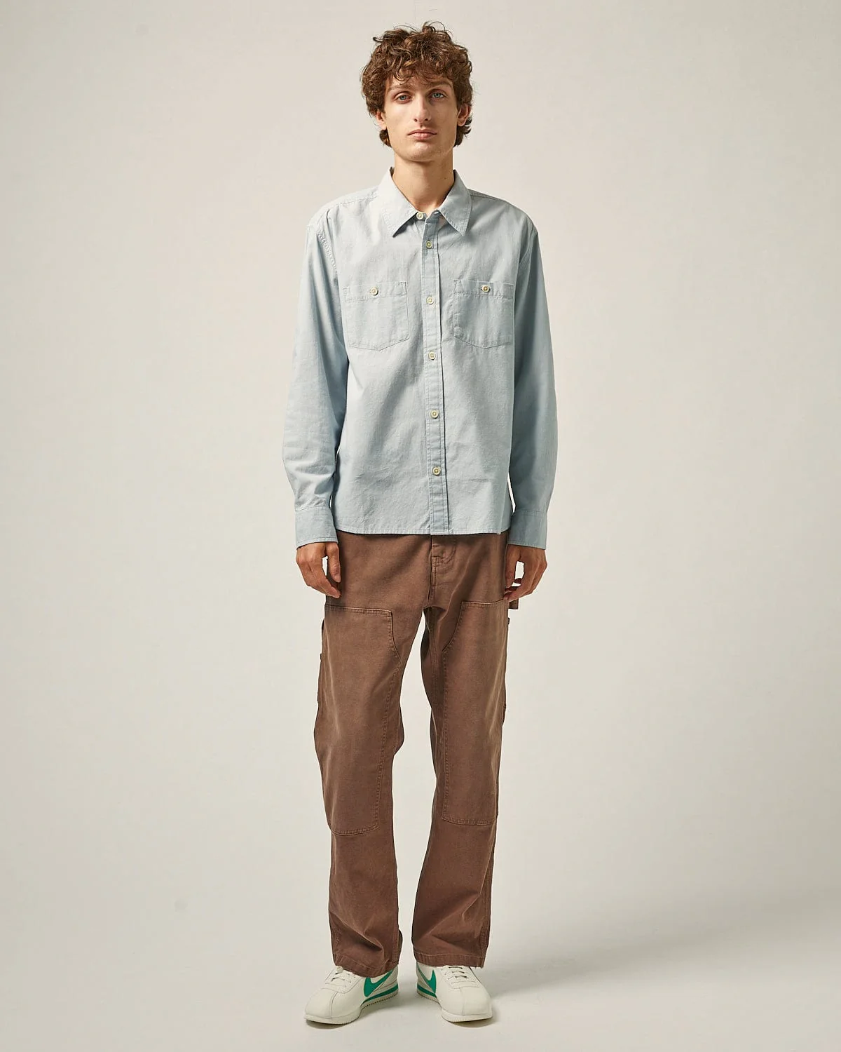 Bleach Chambray LS
