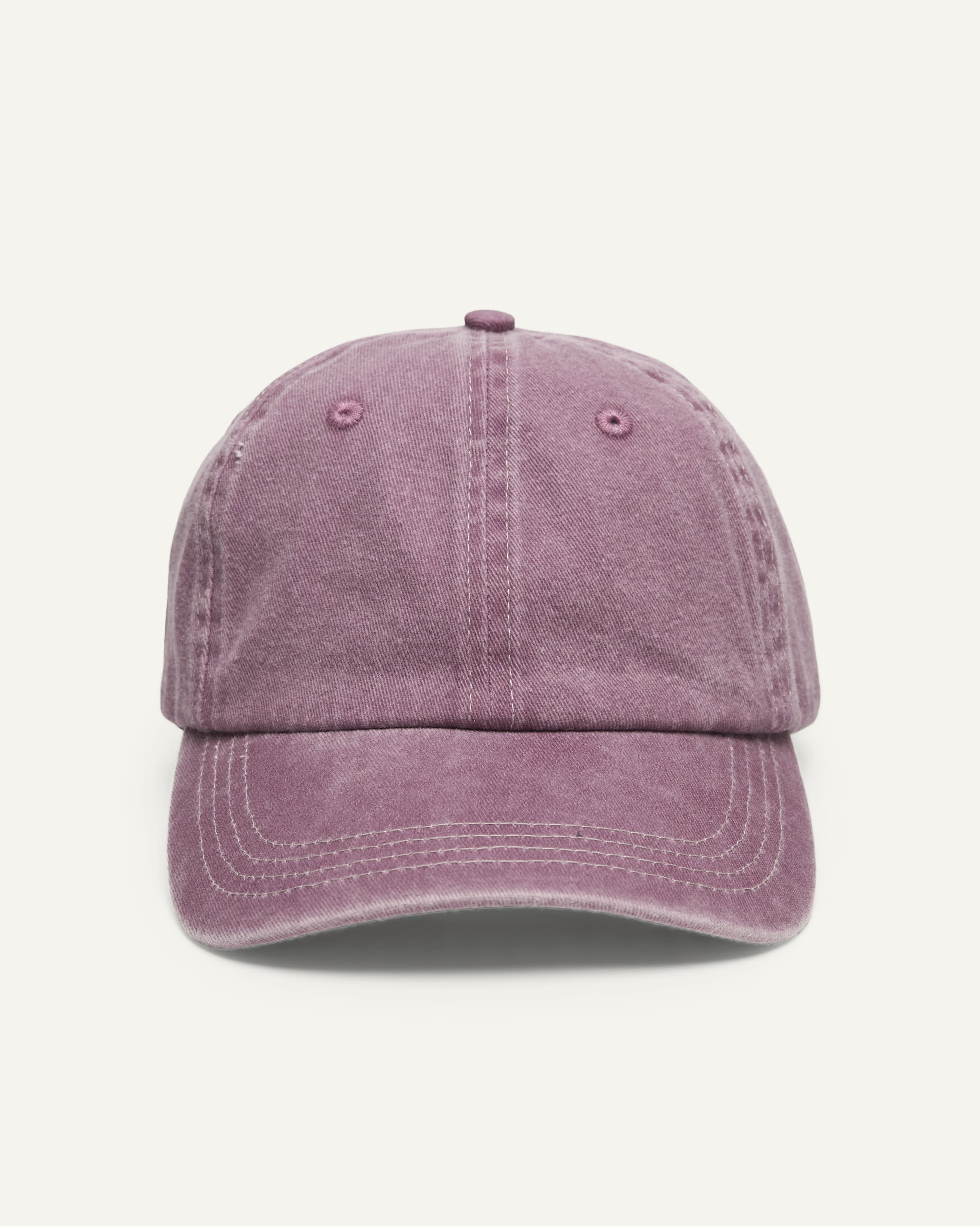 Garment Washed Cap - Purple