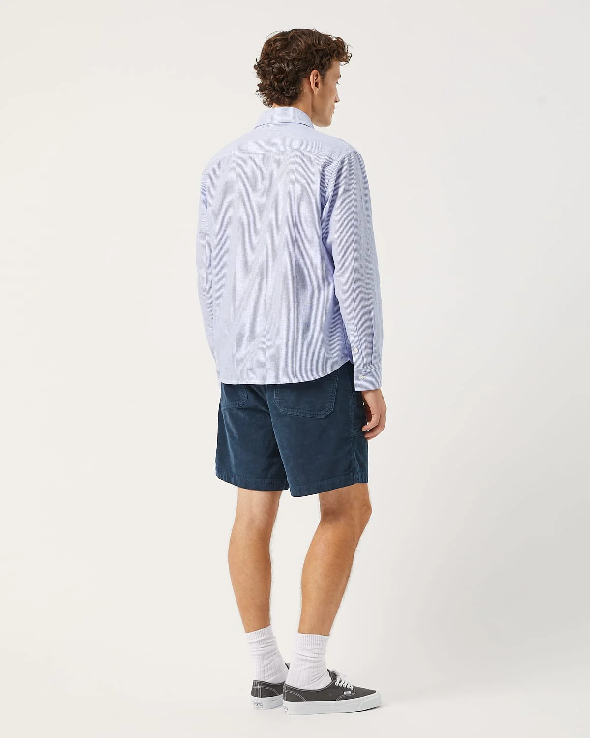 Linen Stripe LS - Blue - Image 4