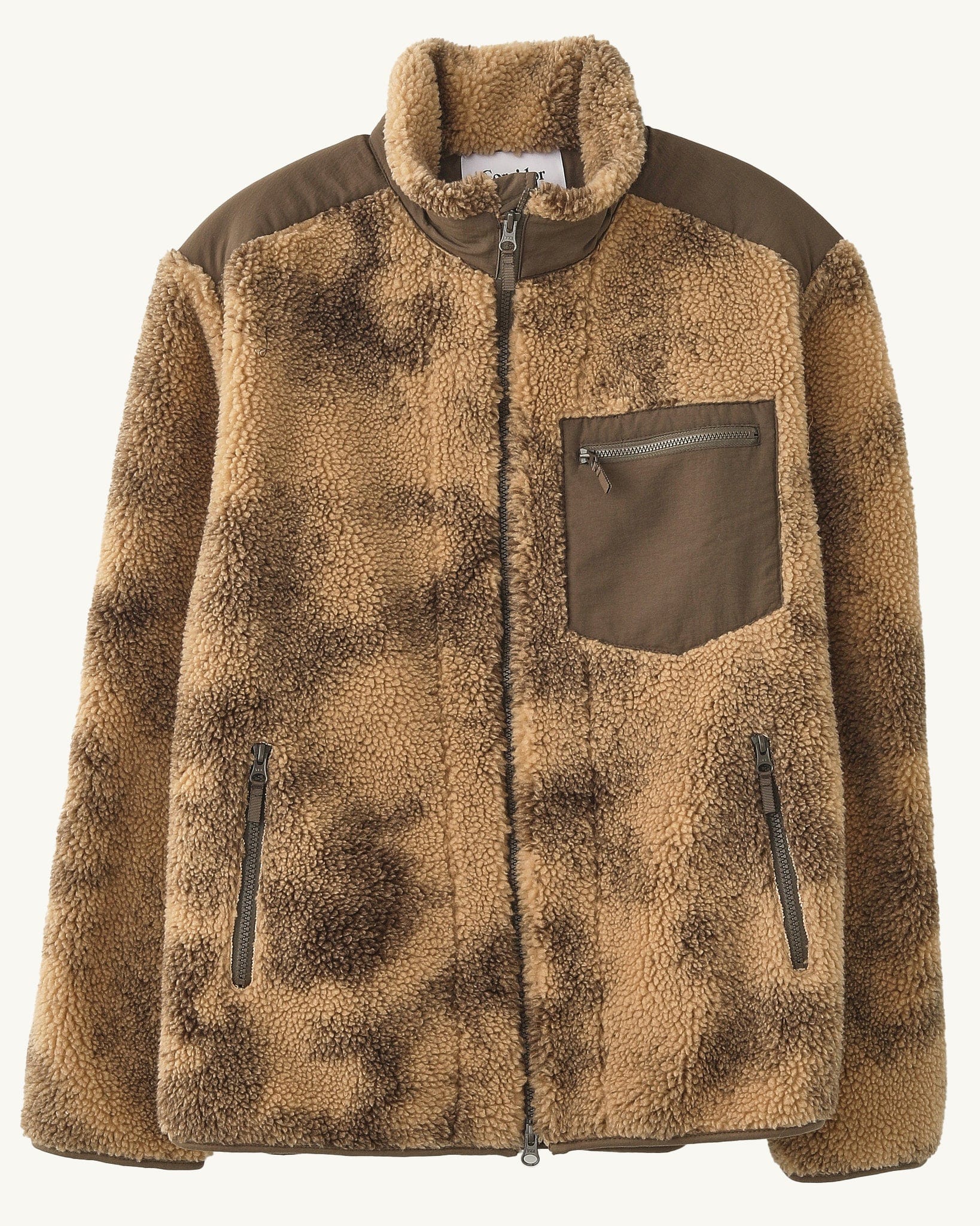 Oak Deep Pile Fleece Zip - Image 2
