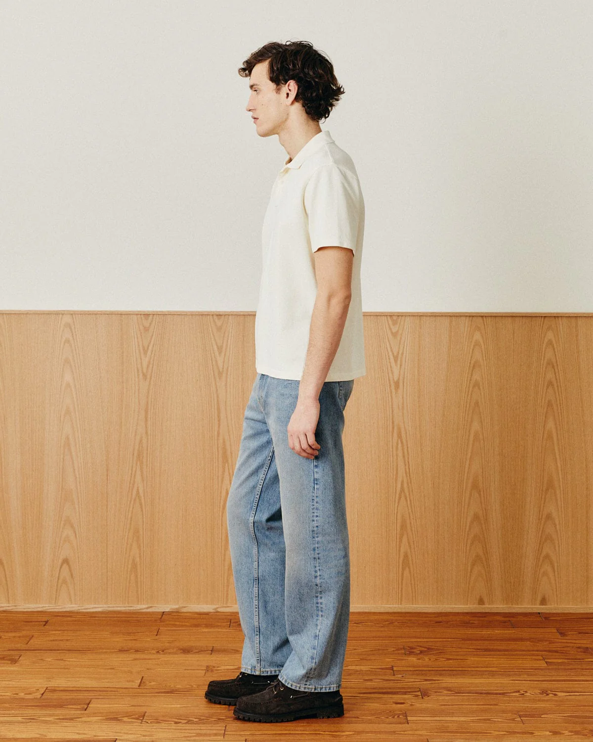 Pique Polo - White - Image 3