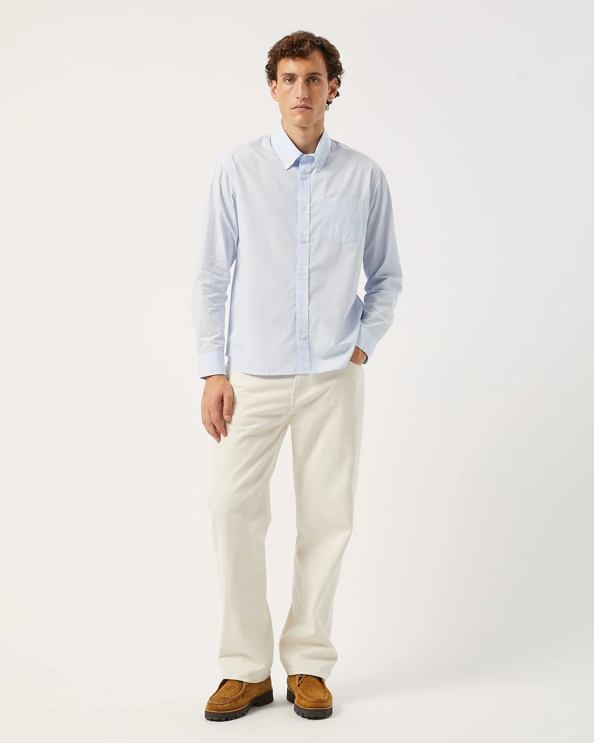 Poplin LS - Light Blue - Image 2